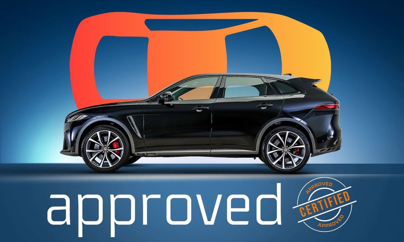 Jaguar F Pace SVR 5.0L UAE's Very Best Example | AED 4,423 Per Month