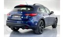 Infiniti QX70 Sport Luxury | 1 year free warranty | 0 down payment | 7 day return policy