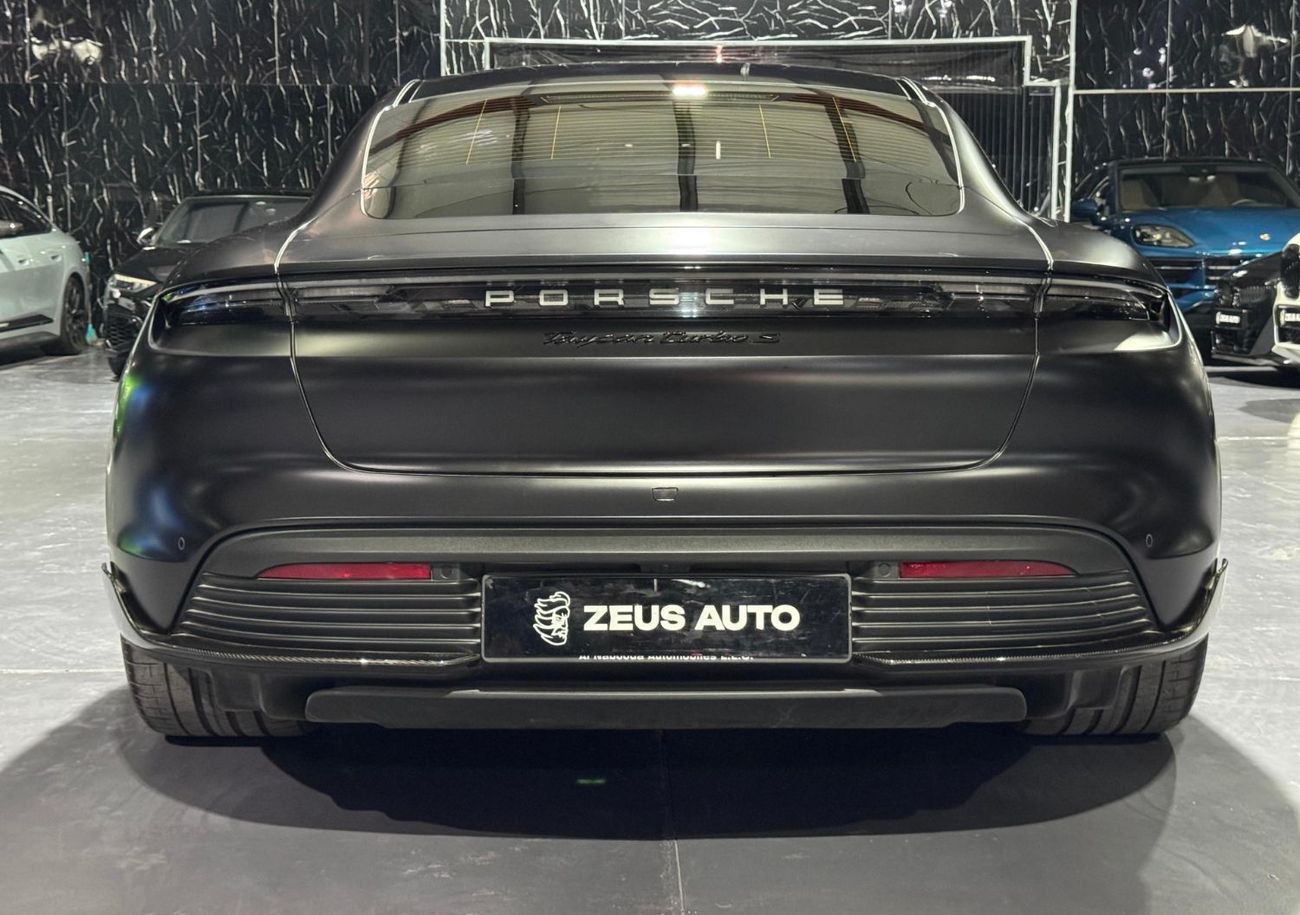 بورش تايكان Turbo S (761 HP) 2021 Porsche Taycan Turbo S, 2028 Porsche Warranty, Sport Chrono Package, Low Kms, 