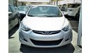 Hyundai Elantra 2015 SILVER GCC NO ACCIDENT PERFECT