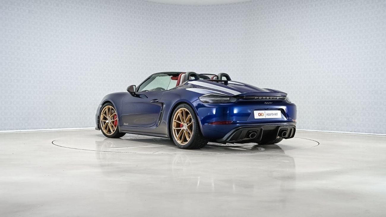 Porsche 718 Spyder Special Offer | AED 6,919 PM | Warranty 2027, High Option | 718 Spyder 4.0 PDK