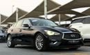 إنفينيتي Q50 LUXE خالية من الحوادث - خليجية - 3.0 تيربو - كاملة المواصفات - بحالة ممتازة من الداخل والخارج