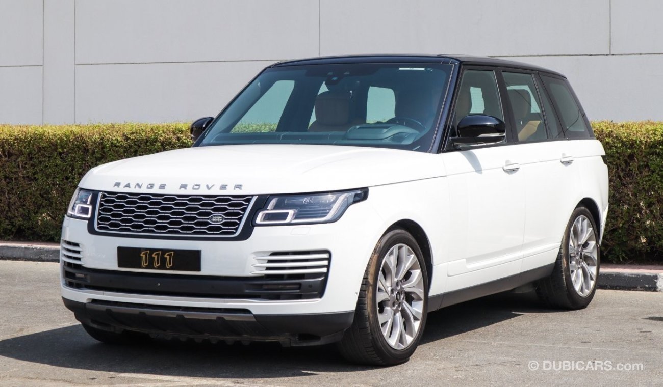 Land Rover Range Rover Vogue SE Supercharged Warranty / GCC Specifications