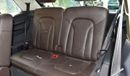 Audi Q7 2009 GCC model, silver color, saffron interior, leather panorama, cruise control, sensor wheels, in