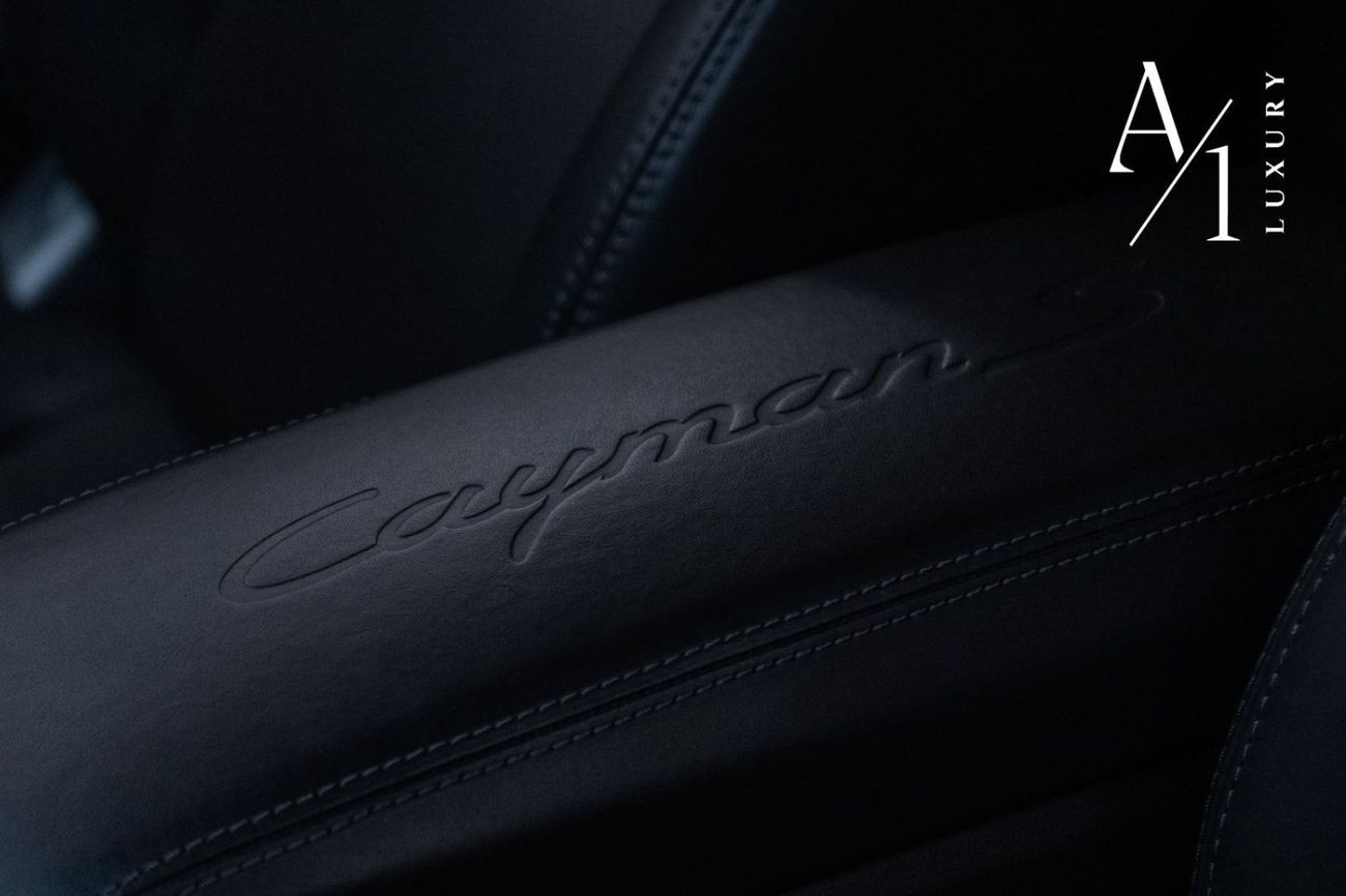 Porsche 718 Cayman S 2.5L A/T 2018 Porsche 718 Cayman S, 2026 Porsche Warranty, Sport Chrono Package, Exclusive Manufak