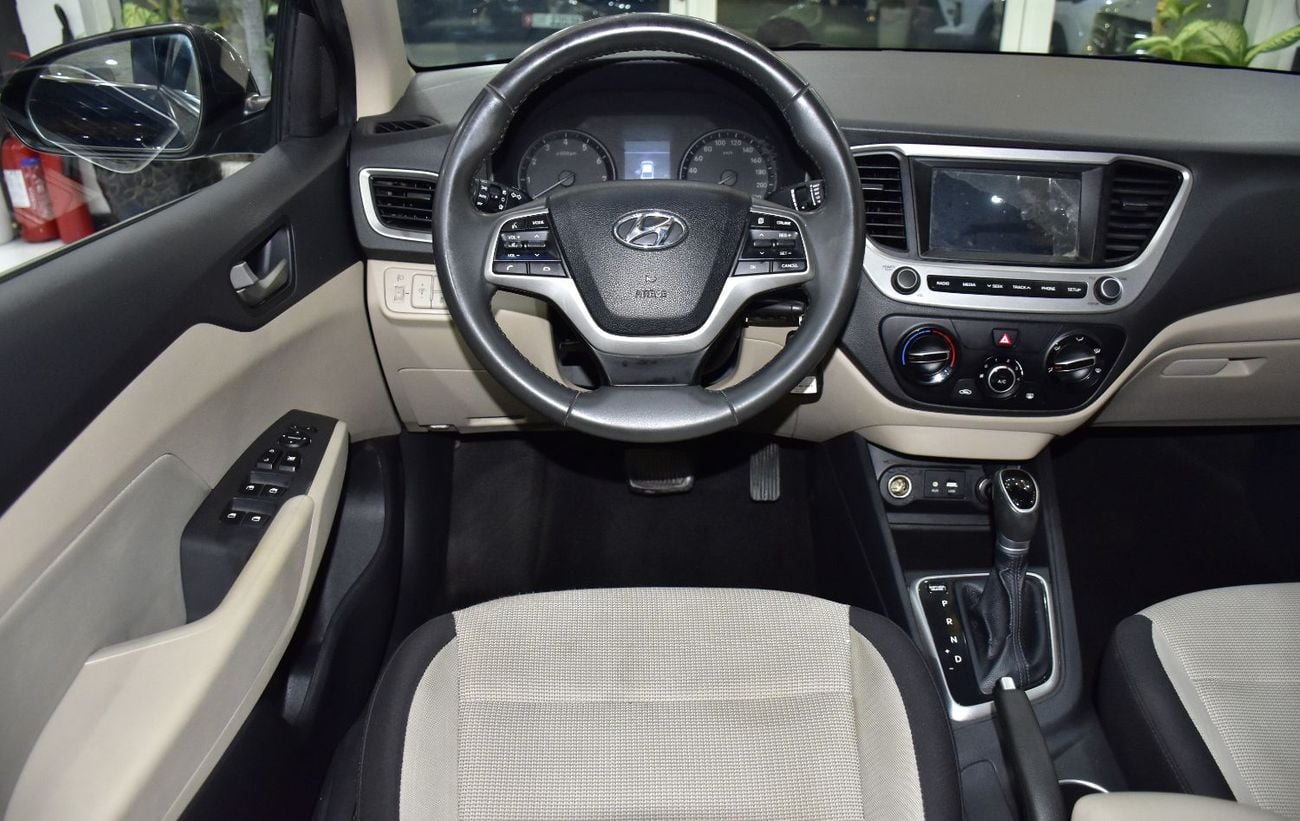 Hyundai Accent GL MID EXCELLENT DEAL for our Hyundai Accent 1.6L ( 2020 Model ) in Blue Color GCC Specs