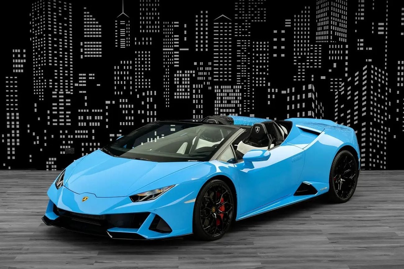 Lamborghini Huracan Evo Spyder LAMBORGHINI | HURACAN EVO SPYDER | BLUE CEPHEUS COLOR | CARBON INTERIOR