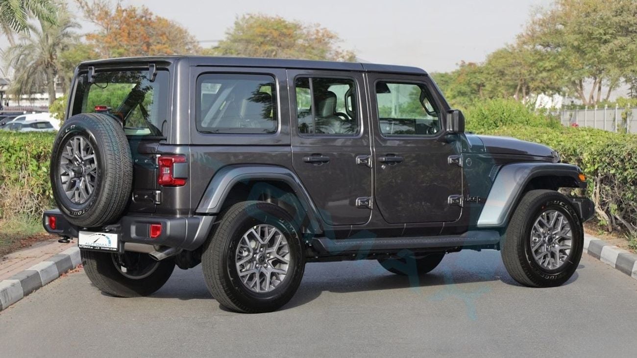 جيب رانجلر Unlimited Sahara I4 2.0T 4x4 2025 GCC 7000Km With 3 Years Or 60,000 Km Warranty @Official Dealer