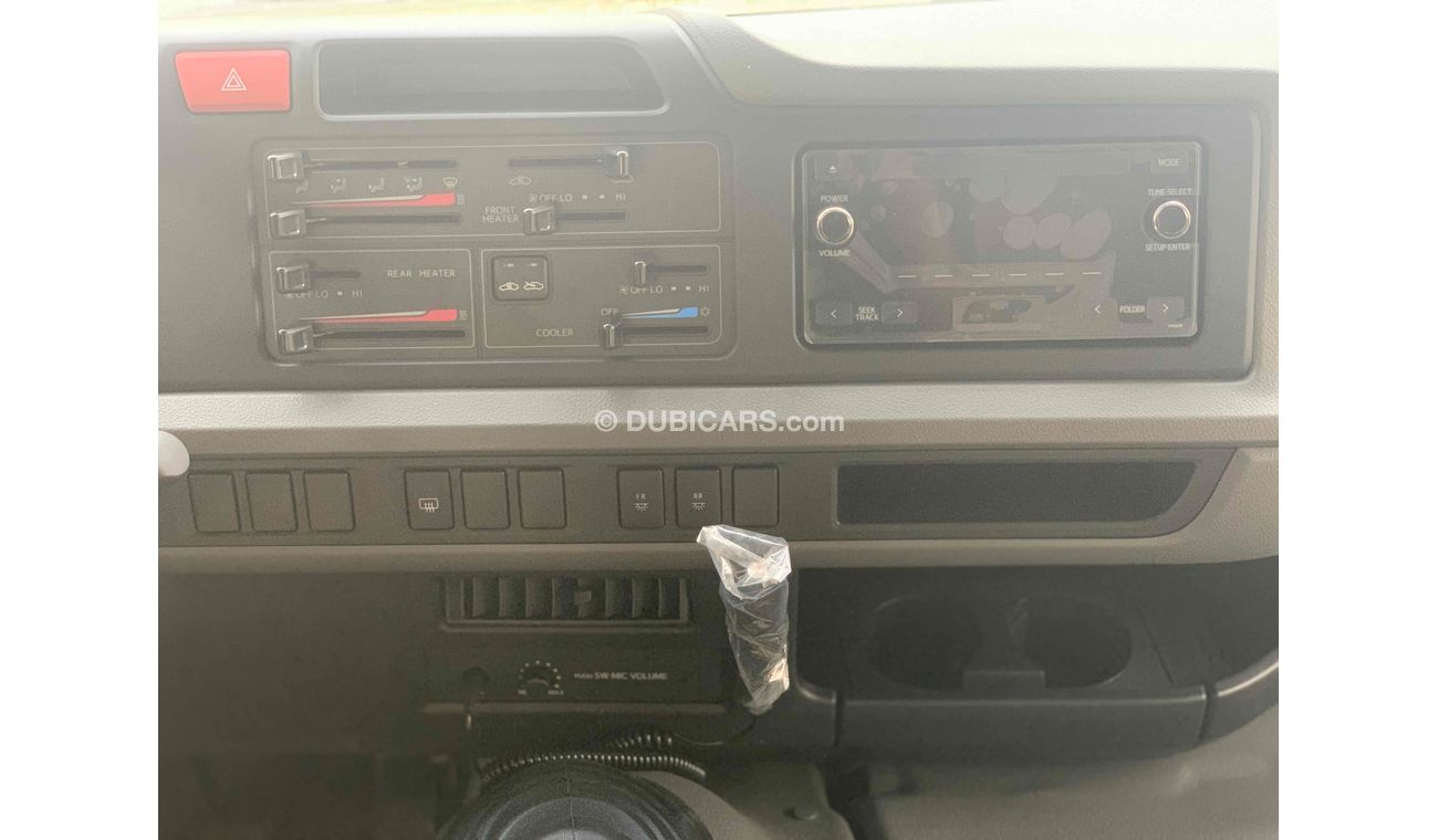 Toyota Coaster FULL OPTION — V6 — 4200cc — DIESEL—22 SEAT -- 3 POINT SEAT BILT - LUGGAGE RACK - CURTAINS - FRIDGE