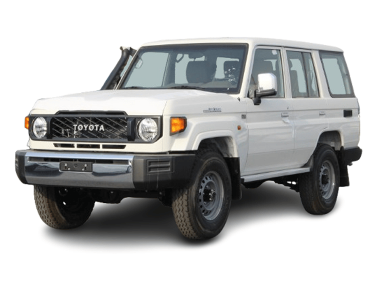 Toyota Land Cruiser 70 ECTWFR001 - 2025 TLC76 Hardtop 5 Doors - 2.8L Diesel Manual – With Snorkel  - White with Beige Inter