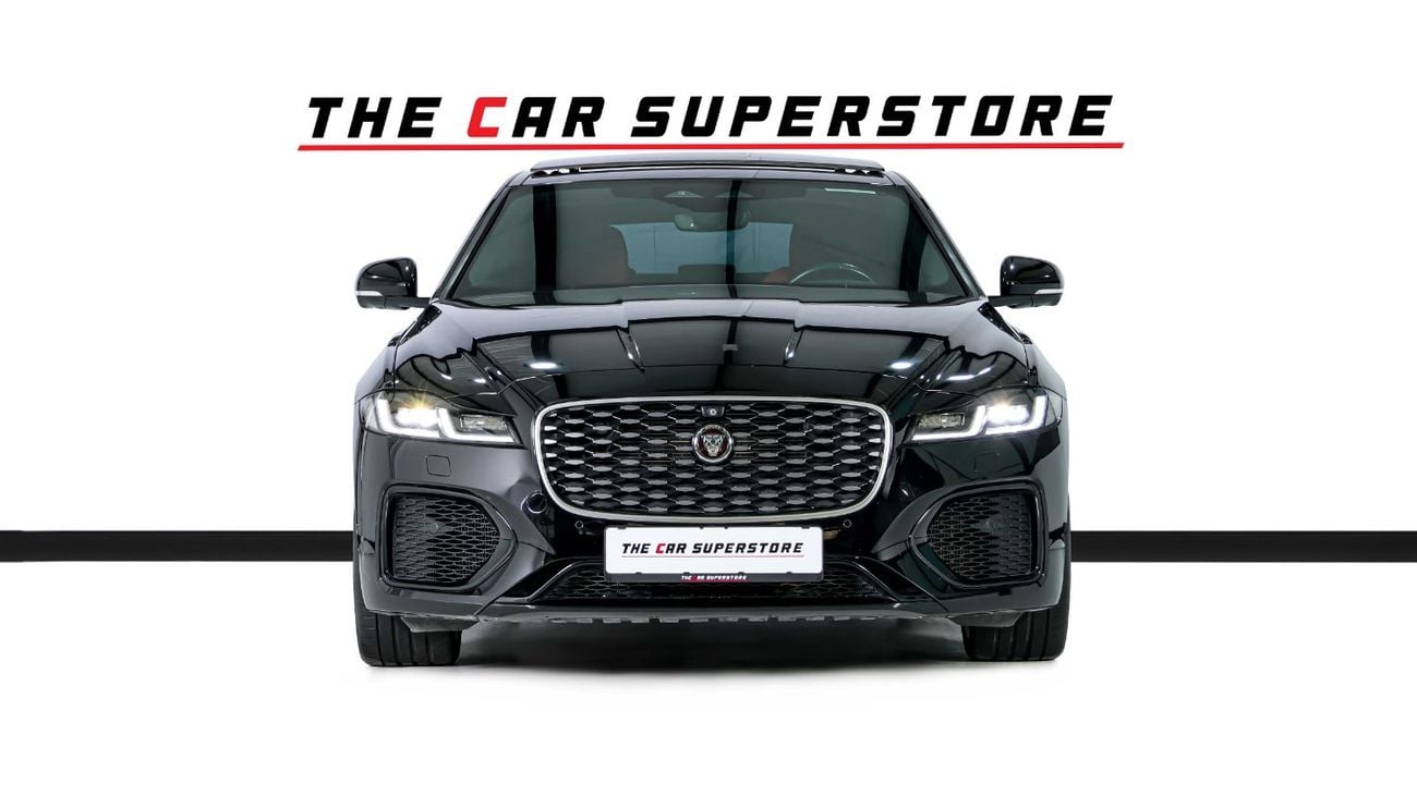 Jaguar XF R-Sport 3.0L Al Tayer Full Service History-Red/Black Full Leather Interior-Premium Sound System