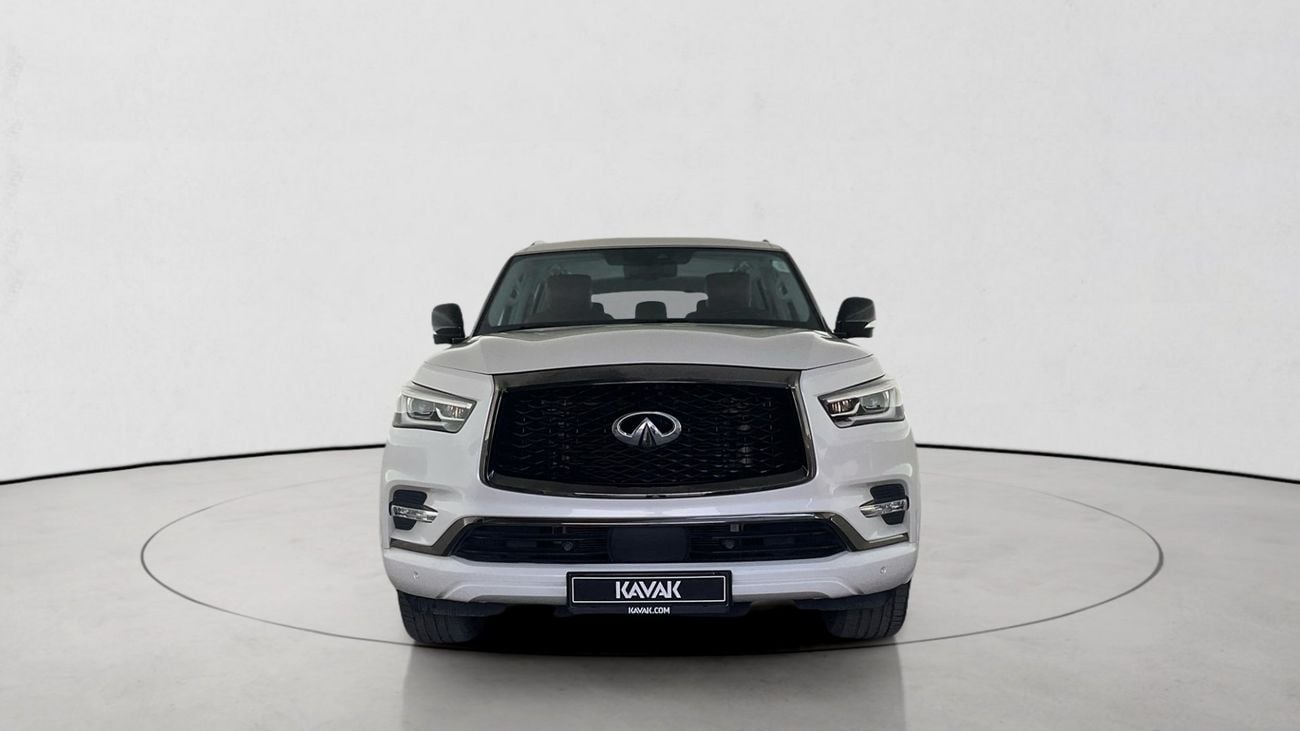 إنفينيتي QX80 LUXURY PROACTIVE 5.6 8STR 4WD AUTO LUXE PROACTVE TOW | شامل الضمان | 0 ﺪﻔﻋﺓ ﺃﻮﻟﻯ