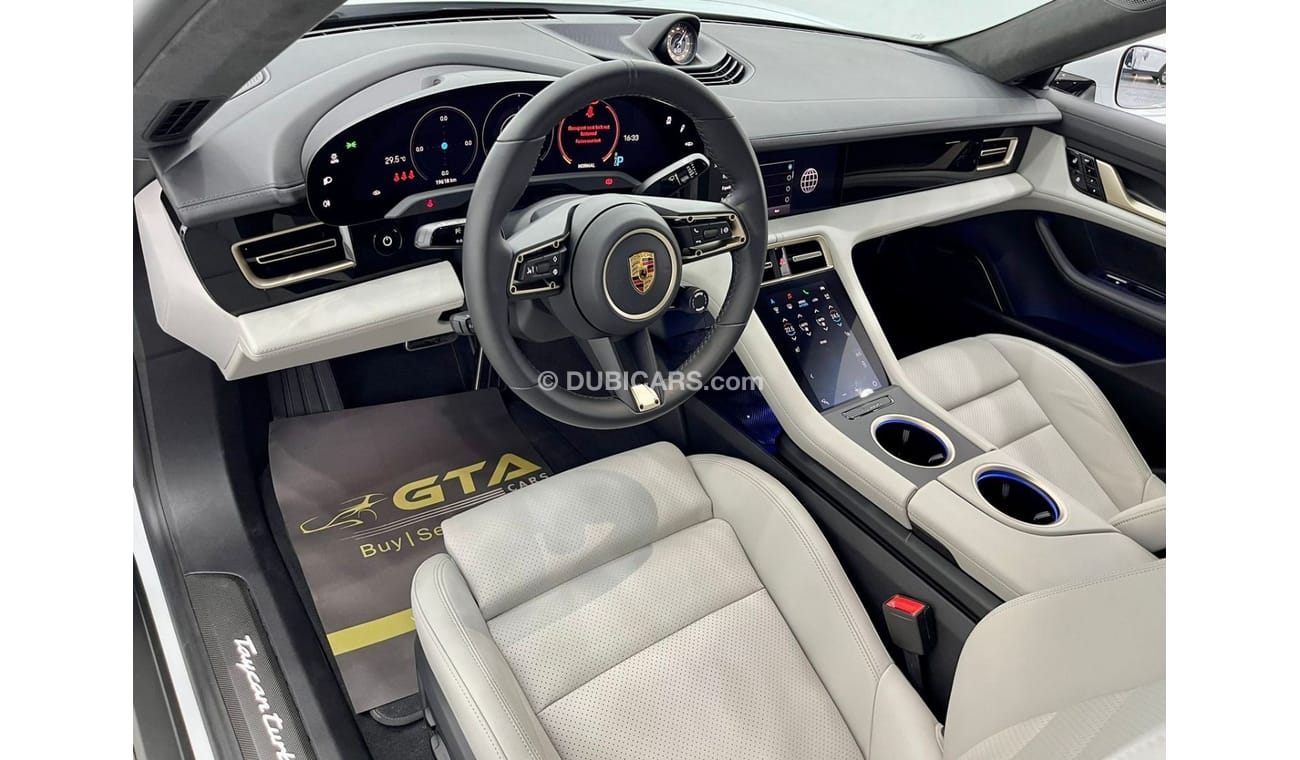 Porsche Taycan 2021 Porsche Taycan Turbo, 11/2023 Porsche Warranty + 2029 Battery Warranty, GCC