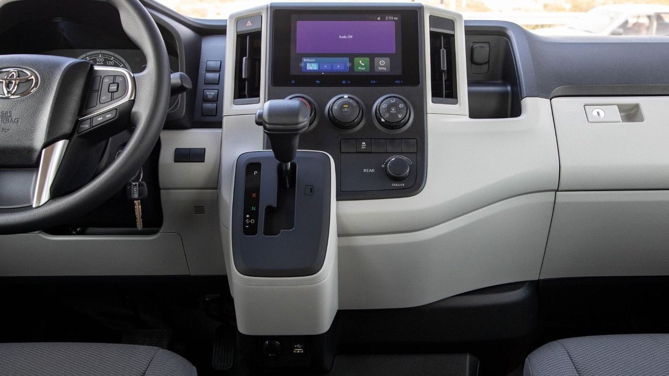 تويوتا هاياس GL 2025 TOYOTA HIACE 3.5L HIGHROOF PASSENGER 13 SEATER PETROL AUTOMATIC TRANSMISSION