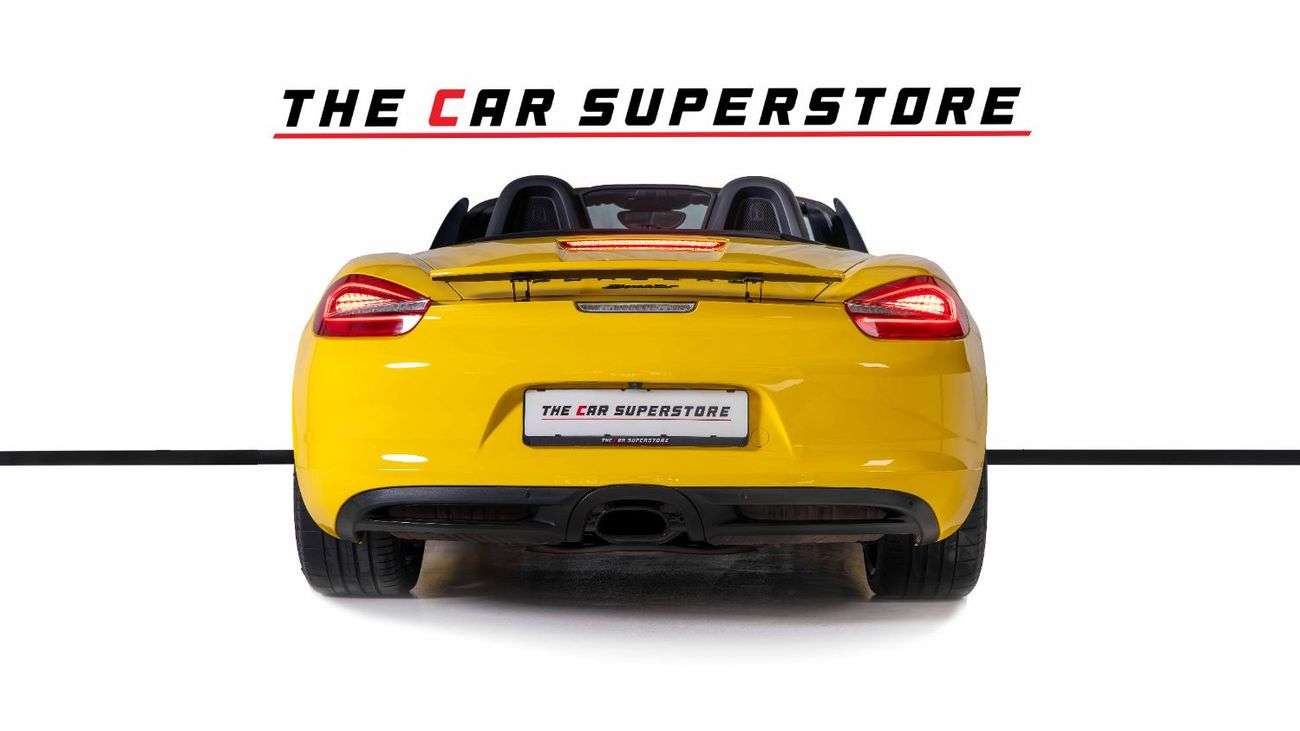 Porsche 718 Boxster Std 2.0L A/T Sport Chrono Package-Black Styling Package-Yellow Brake Calipers