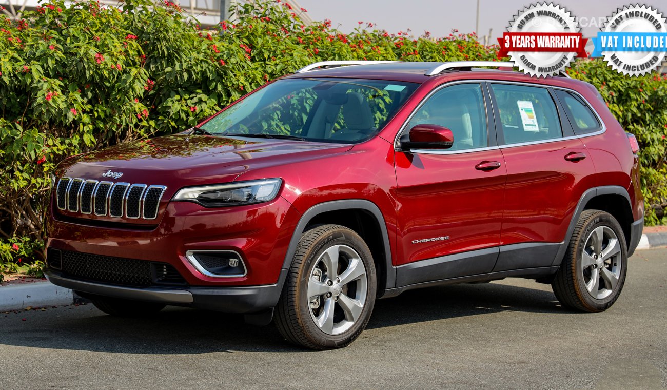 Jeep Cherokee 2020  LIMITED  3.2L V6 , W/ 3 Yrs or 60K km Warranty @ Trading Enterprises