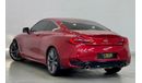 Infiniti Q60 Red Sport 2019 Infiniti Q60 S Red Sport, Full Infiniti Service History, Warranty, Low Kms, GCC