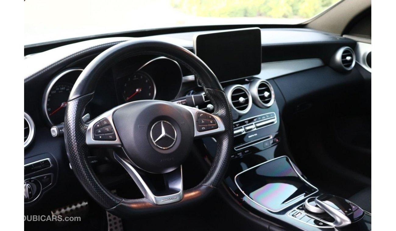 Mercedes-Benz C200 MERCEDES C200 AMG 2015 GCC PANORAMIC ROOF FULL OPTION