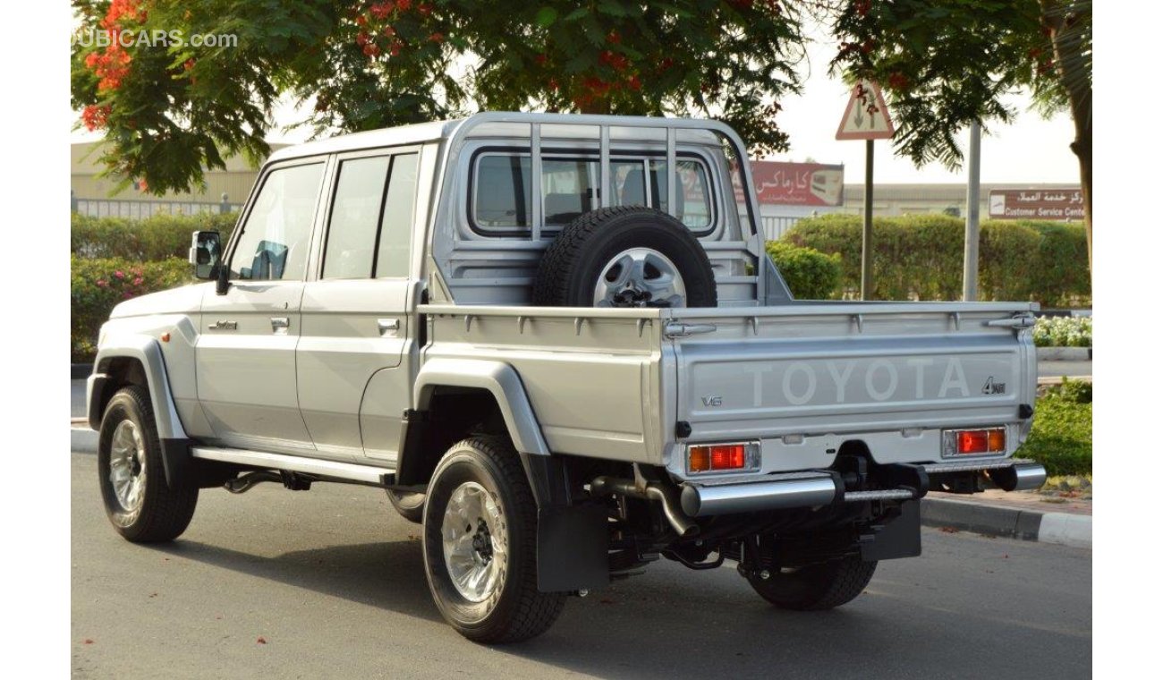 تويوتا لاند كروزر بيك آب DOUBLE CABIN V6 4.0L GASOLINE FRT/RR DIFF.LOCK, WINCH, NAV, ALLOY WHEEL, SNORKEL MANUAL TRANS