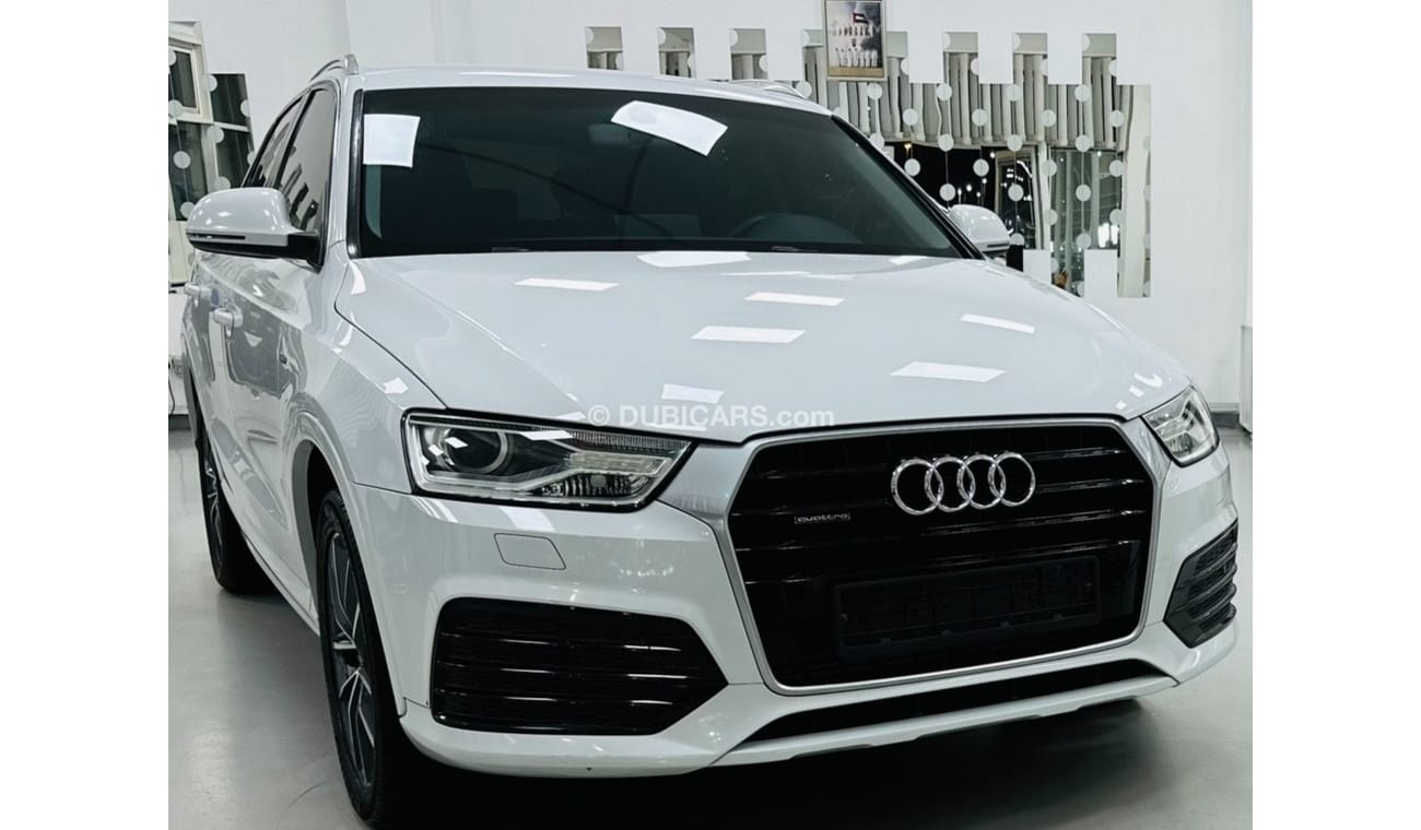 Audi Q3 35 TFSI S-Line GCC .. FSH .. S line .. Perfect Condition .. 4Cyl