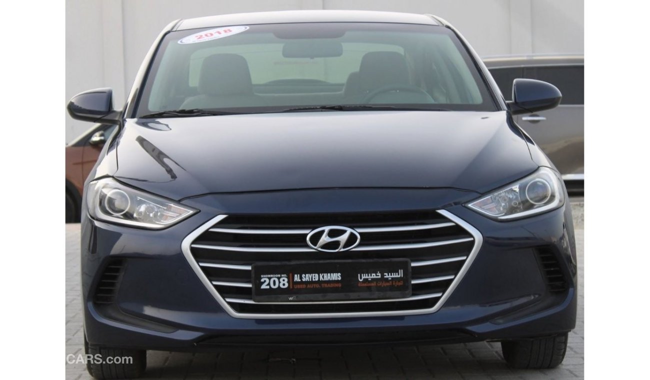 Hyundai Elantra GL GL Hyundai Elantra 2018 GCC in excellent condition without accidents