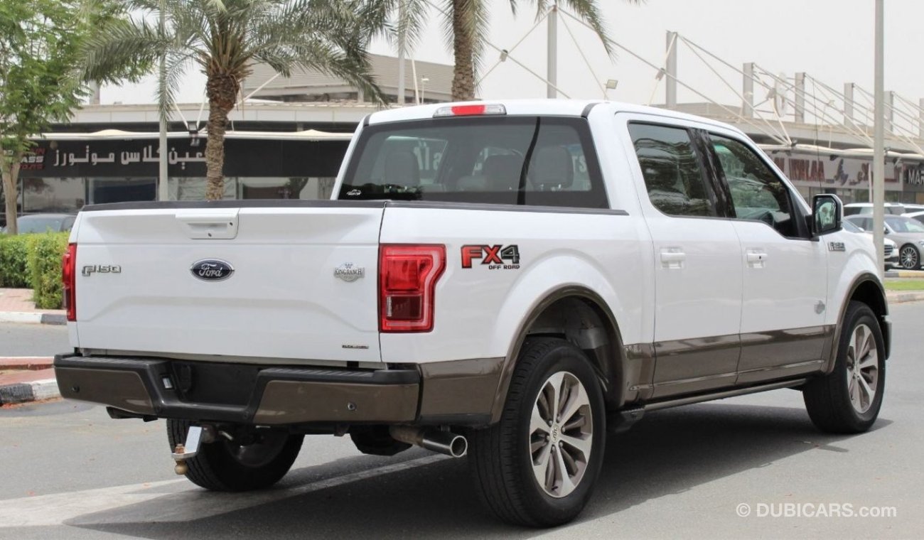 Ford F-150 King Ranch 5.0 V8 KING RANCH FULLY LOADED 2016 GCC SINGLE OWNER WITH FULL SERVICE HISTORY AL TAYER I