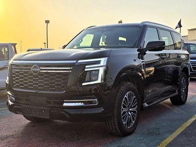Nissan Patrol LE TITANIUM Nissan Patrol LE Titanium 3.5l twin turbo A/T 4WD SUV GCC Black Color With Compressor 2026 Model