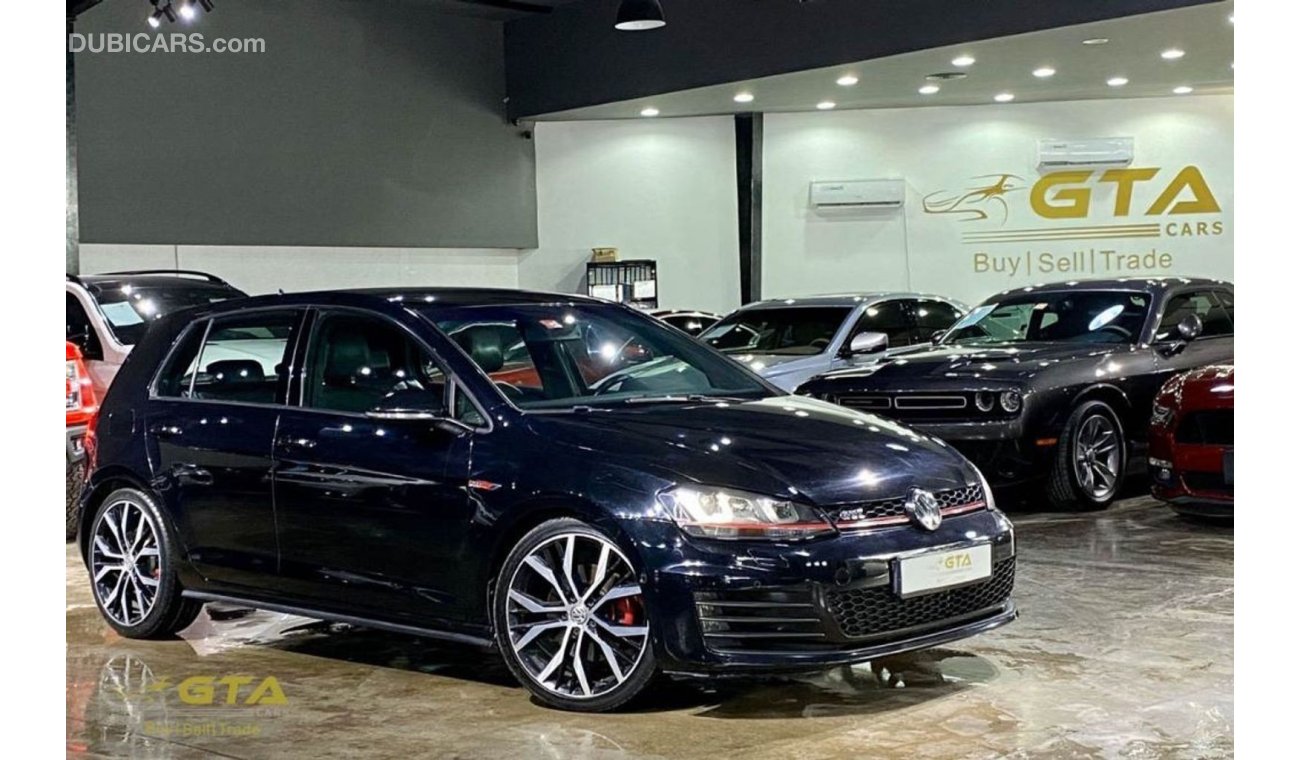 فولكس واجن جولف 2015 Volkswagen GTI Black Edition, Warranty, Service History, GCC