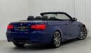 بي أم دبليو M3 2011 BMW M3 Convertible E93 (Lemans Blue Color), Full Service History, Excellent Condition, GCC