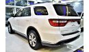دودج دورانجو AMAZING FAMILY CAR !!!Dodge Durango 2015 Model Limited V8 5.7 HEMI GCC SPECS