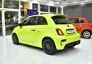 Abarth 595 EXCELLENT DEAL for our Abarth 595 Competizione ( 2022 Model ) in Green Color GCC Specs