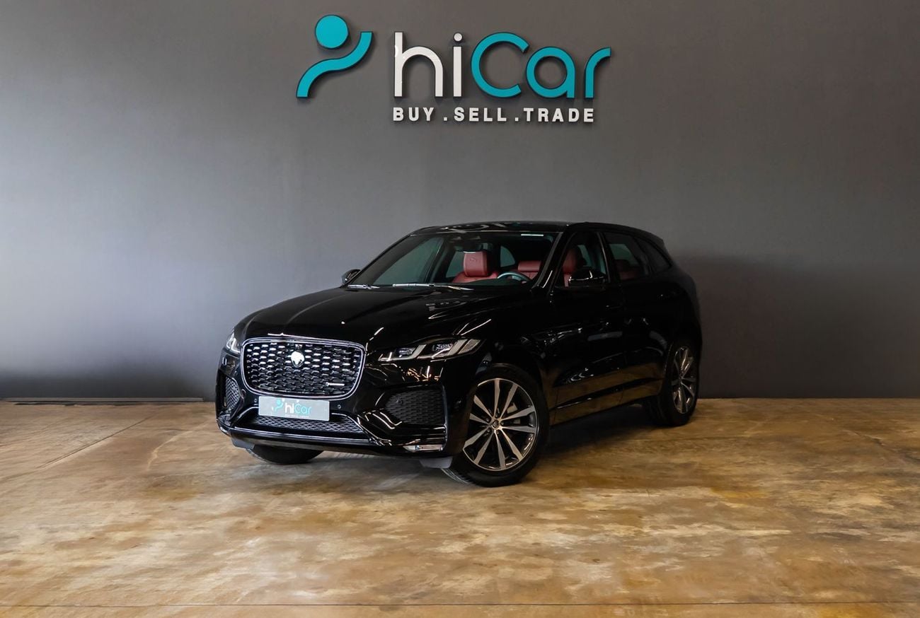 جاكوار F بيس AED 3,449 P.M • 0% Downpayment • F-Pace R-Dynamic SE • Agency Warranty and Service Package
