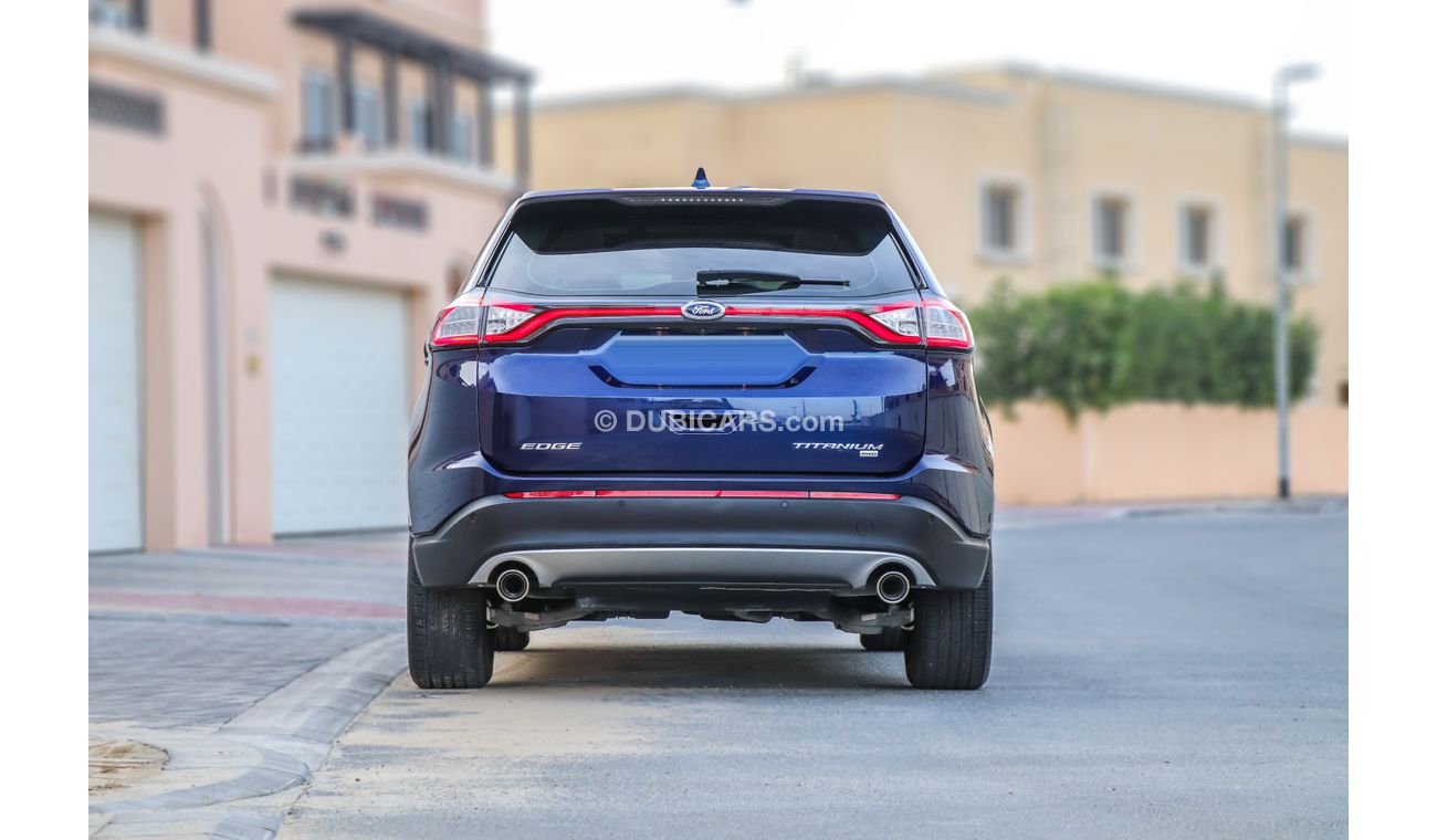 Ford Edge Titanium AWD AED 2300 P.M with 0% Downpayment