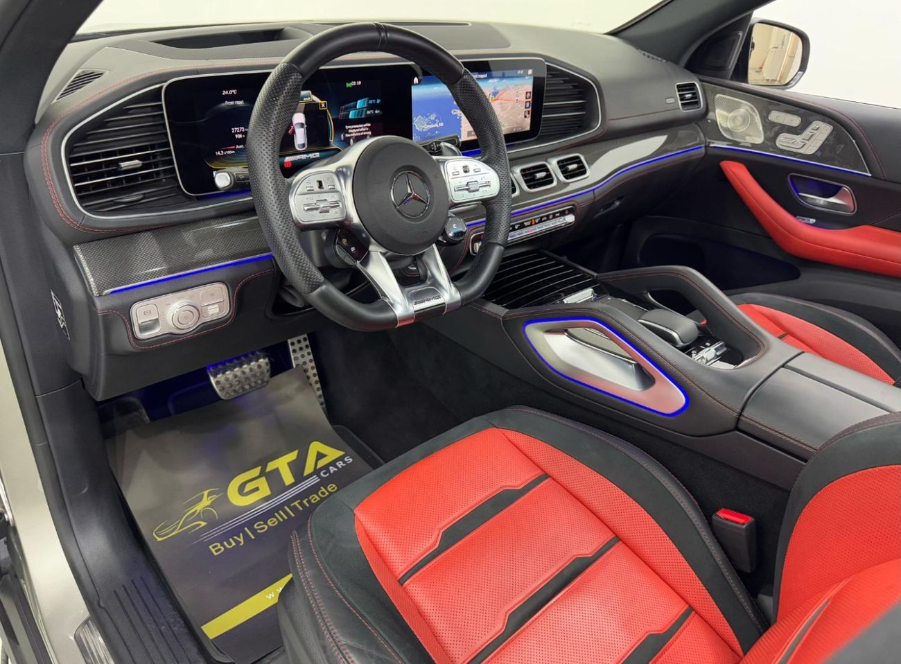 Mercedes-Benz GLE 53 AMG Coupe 4MATIC+ 2022 Mercedes Benz GLE53 AMG Coupe, 2027 Mercedes Warranty + Service Pack, Full Option, Low