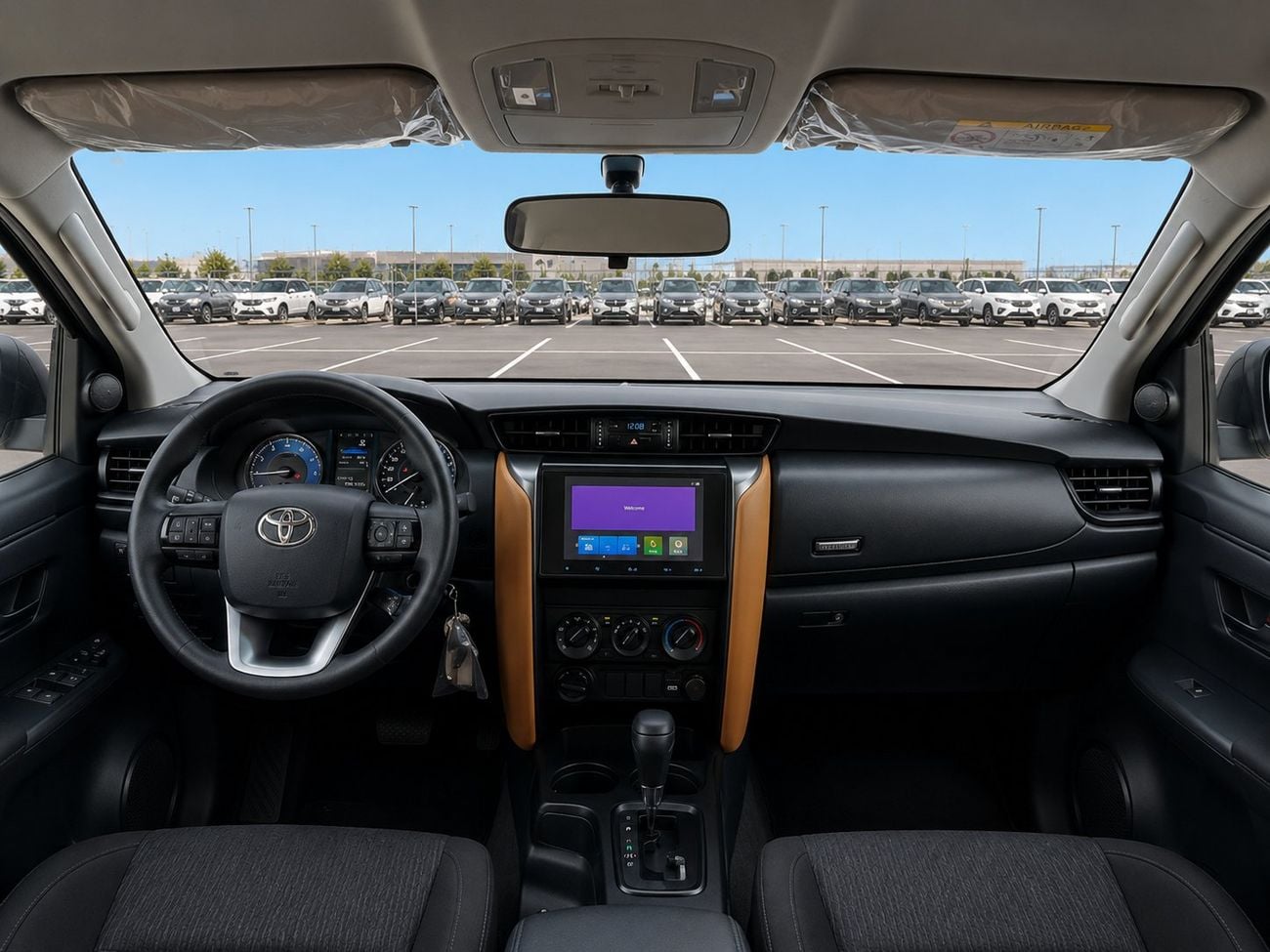 تويوتا فورتونر ECTAI0005 - Toyota Fortuner EXR - 2.7L Petrol Auto 4wd Black