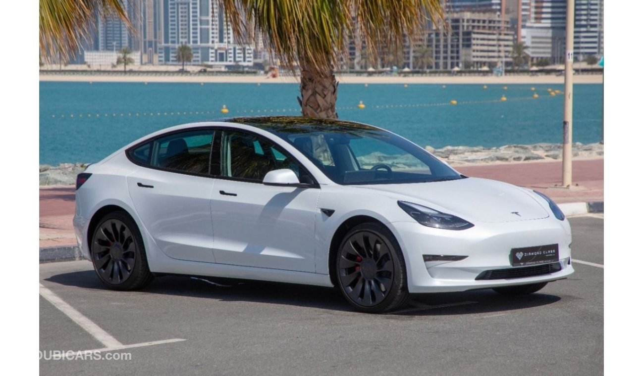 تيسلا موديل 3 Tesla Model 3 Performance Dual Motor Auto Pilot GCC 2022 ZERO KM Under Warranty