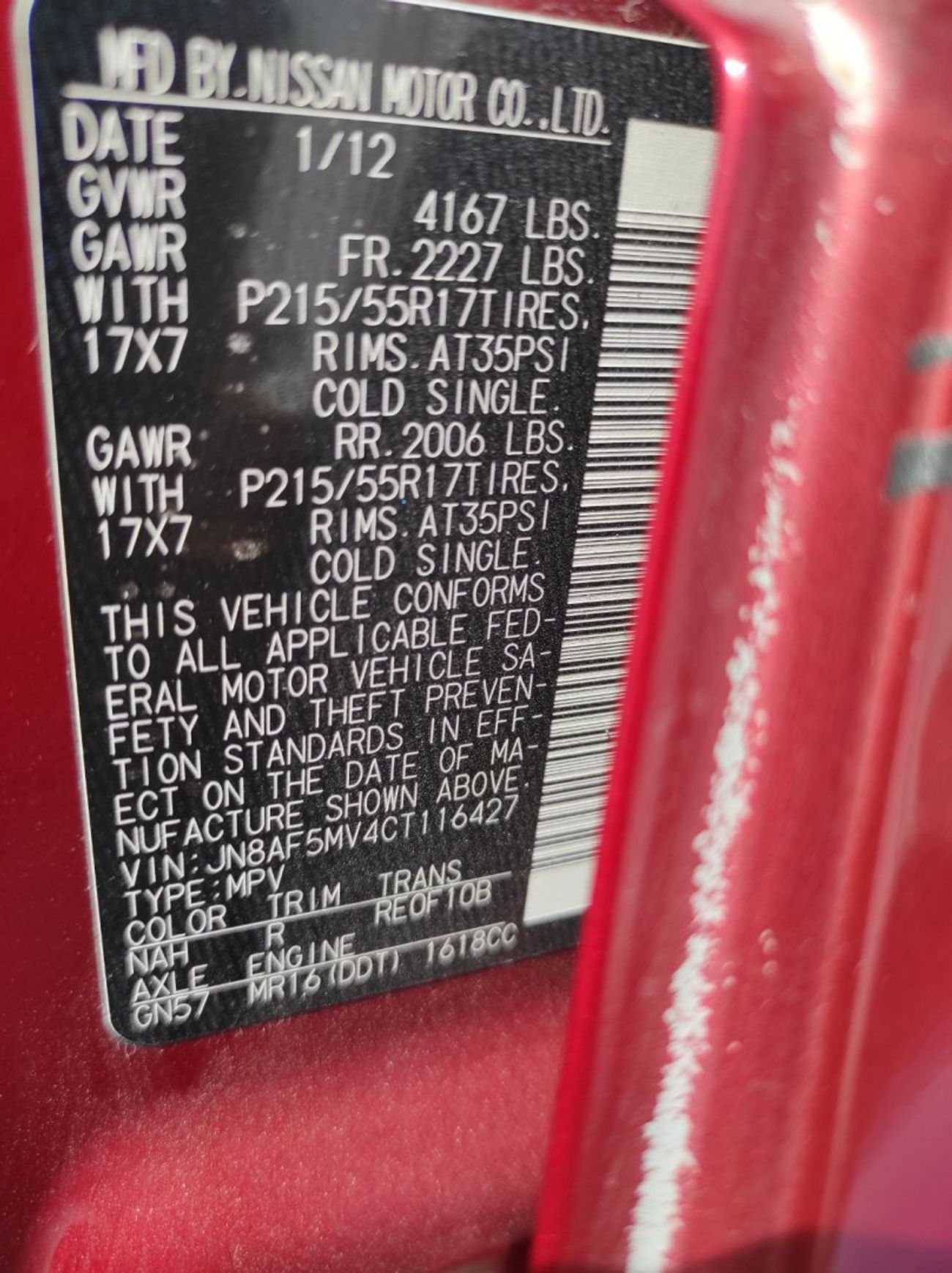 Nissan Juke SL Turbo 1.6L Nissan juke 2012 V4 full options no1 clean car