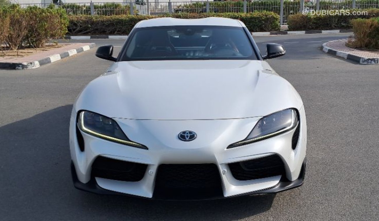 تويوتا سوبرا SUPRA 2020 GR V6 3.0L TURBOCHAGERED GCC SERVICE+ WARRANTY AL FUTTAIM, TOP OPTION ORGINAL PAINT 100%