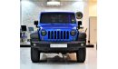 جيب رانجلر ORIGINAL PAINT ( صبغ وكاله ) Jeep Wrangler Unlimited Sport 2016 Model!! in Blue Color! GCC Specs