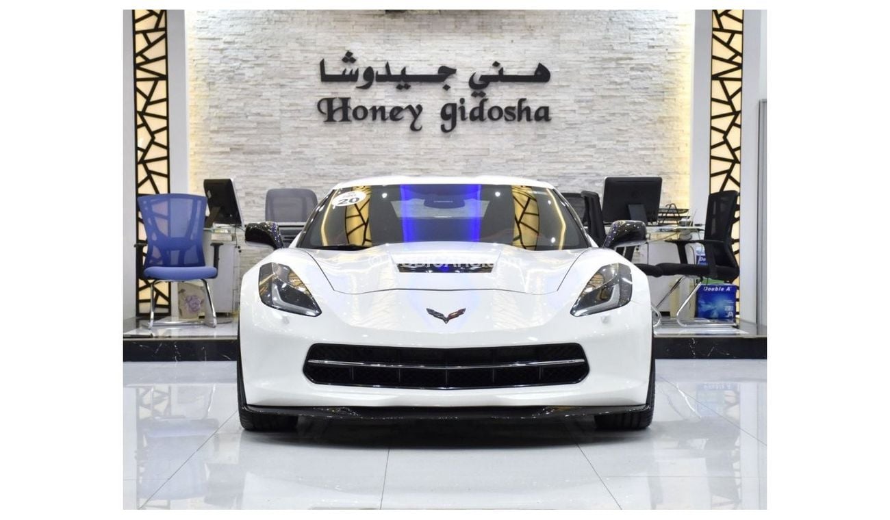 شيفروليه كورفت EXCELLENT DEAL for our Chevrolet Corvette C7 Stingray ( 2015 Model ) in White Color GCC Specs
