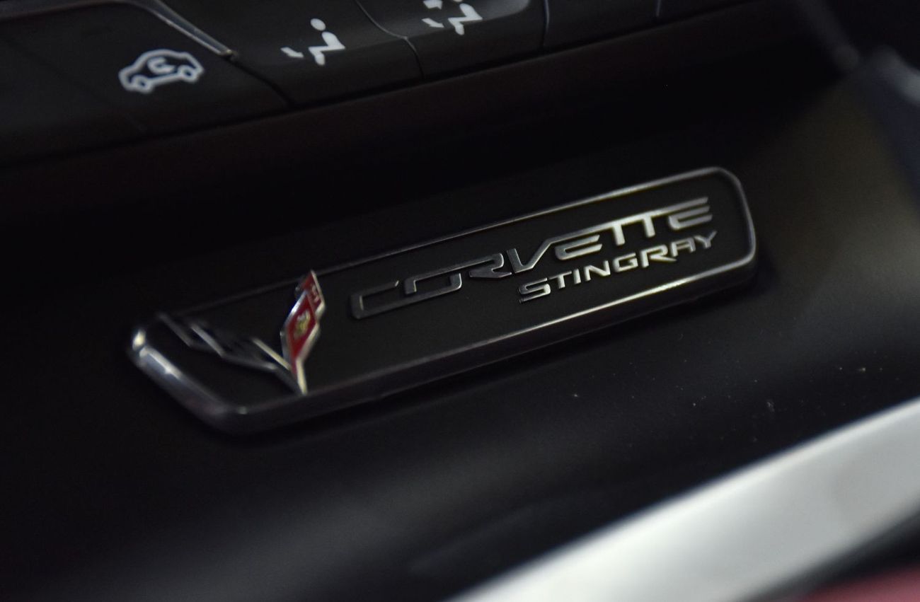 Chevrolet Corvette EXCELLENT DEAL for our Chevrolet Corvette C7 Stingray ( 2016 Model ) in White Color GCC Specs