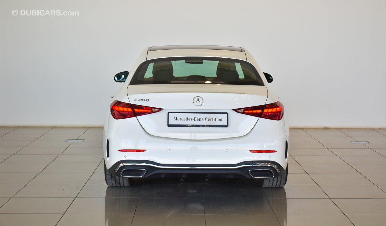 مرسيدس بنز C200 SALOON / Reference: VSB ***** Certified Pre-Owned with up to 5 YRS SERVICE PACKAGE!!!