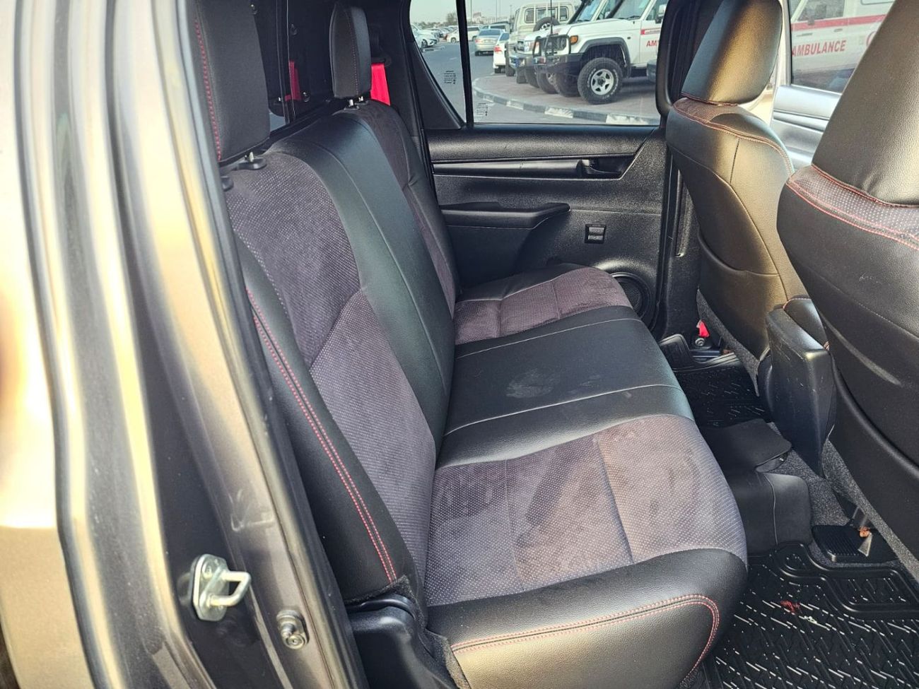 Toyota Hilux Toyota Hilux GR 2021Model 2.7 v4 Engine Fuel.Petrol LHD colour Black Transmission Automatic Interior