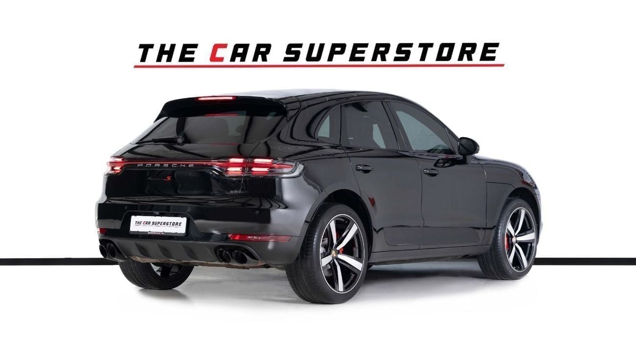 Porsche Macan S 3.0L (340 HP) Black On Black-21 Inch Rims-Red Brake Calipers-Low Mileage