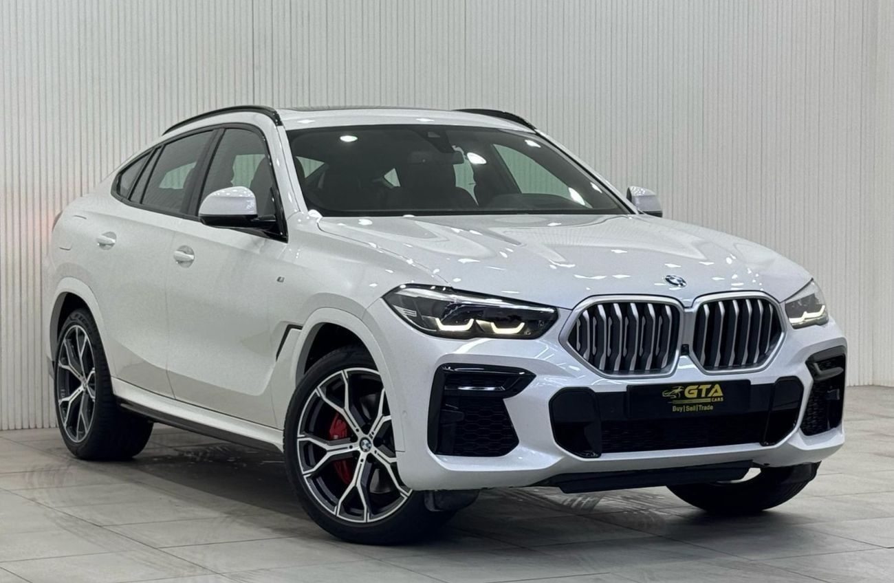 BMW X6 40i M Sport 3.0L 2022 BMW X6 xDrive40i M-Sport, 2027 BMW Warranty + Service Pack, Full Options, Very