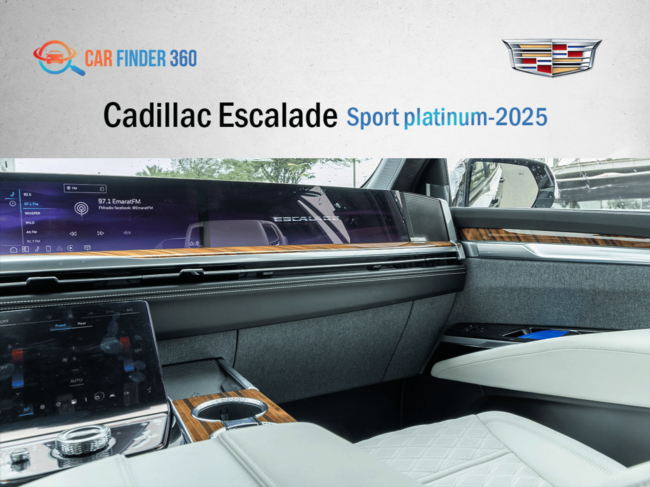 Cadillac Escalade Sport Platinum 6.2L 4WD (Export only)