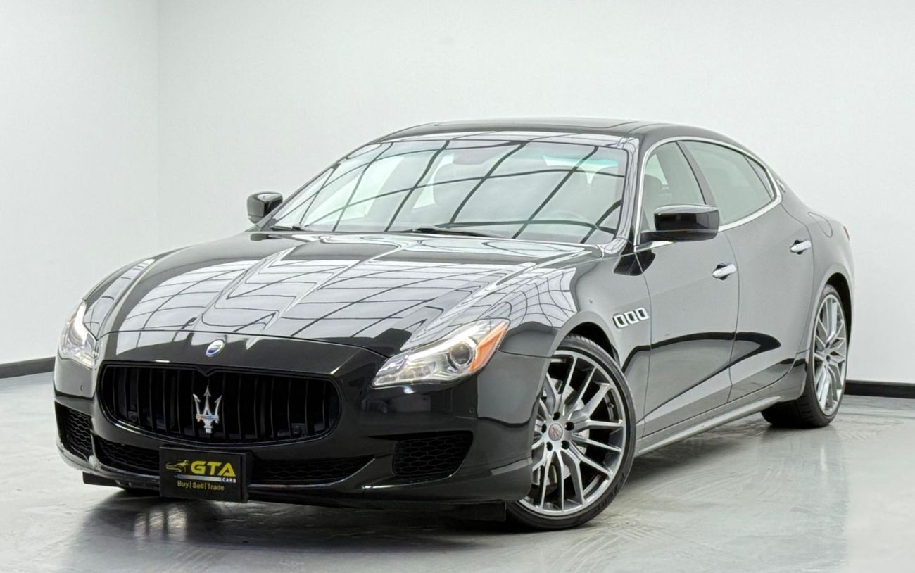 Maserati Quattroporte GTS 3.8L 2015 Maserati Quattroporte GTS, Service History, Very Low Km, Excellent Condition, GCC