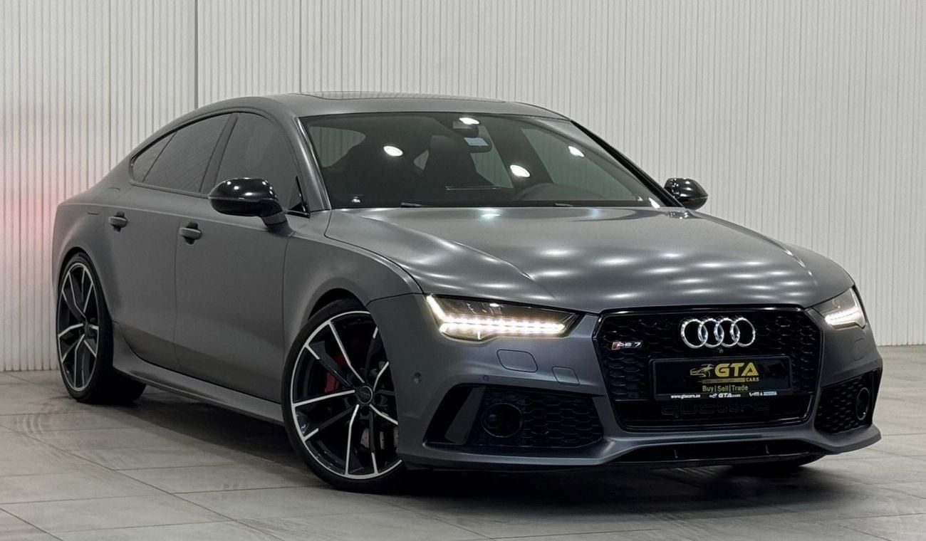 أودي RS7 TFSI Performance 4.0L 2016 Audi RS7 Quattro, Full Service History, Carbon Fiber Package, Excellent C