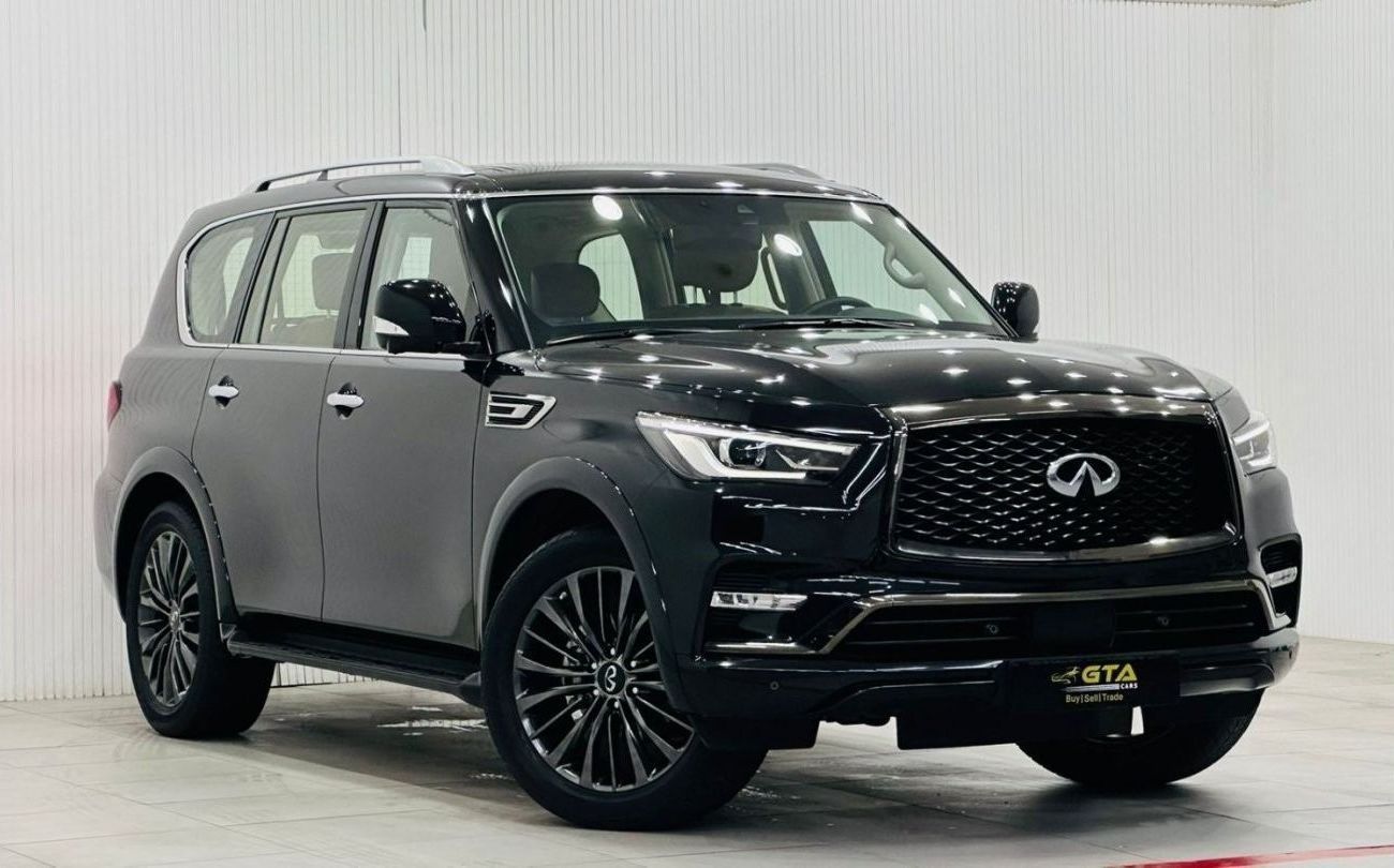 Infiniti QX80 2021 Infiniti QX80 8 Seater, Warranty, Full Infiniti Service History, Full Options, GCC