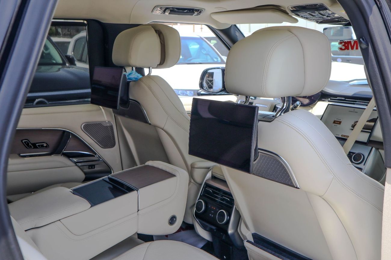 Land Rover Range Rover 2022 Land Rover Range Rover Autobiography (5.0L Supercharged V8) in black color: